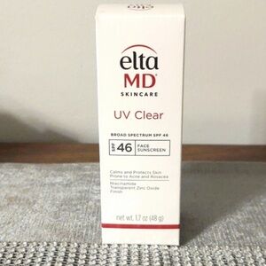 - EltaMD UV Clear Sunscreen SPF 46 1.7 oz NWT Exp 5/2027